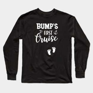 Pregnancy - Bump's first cruise Long Sleeve T-Shirt